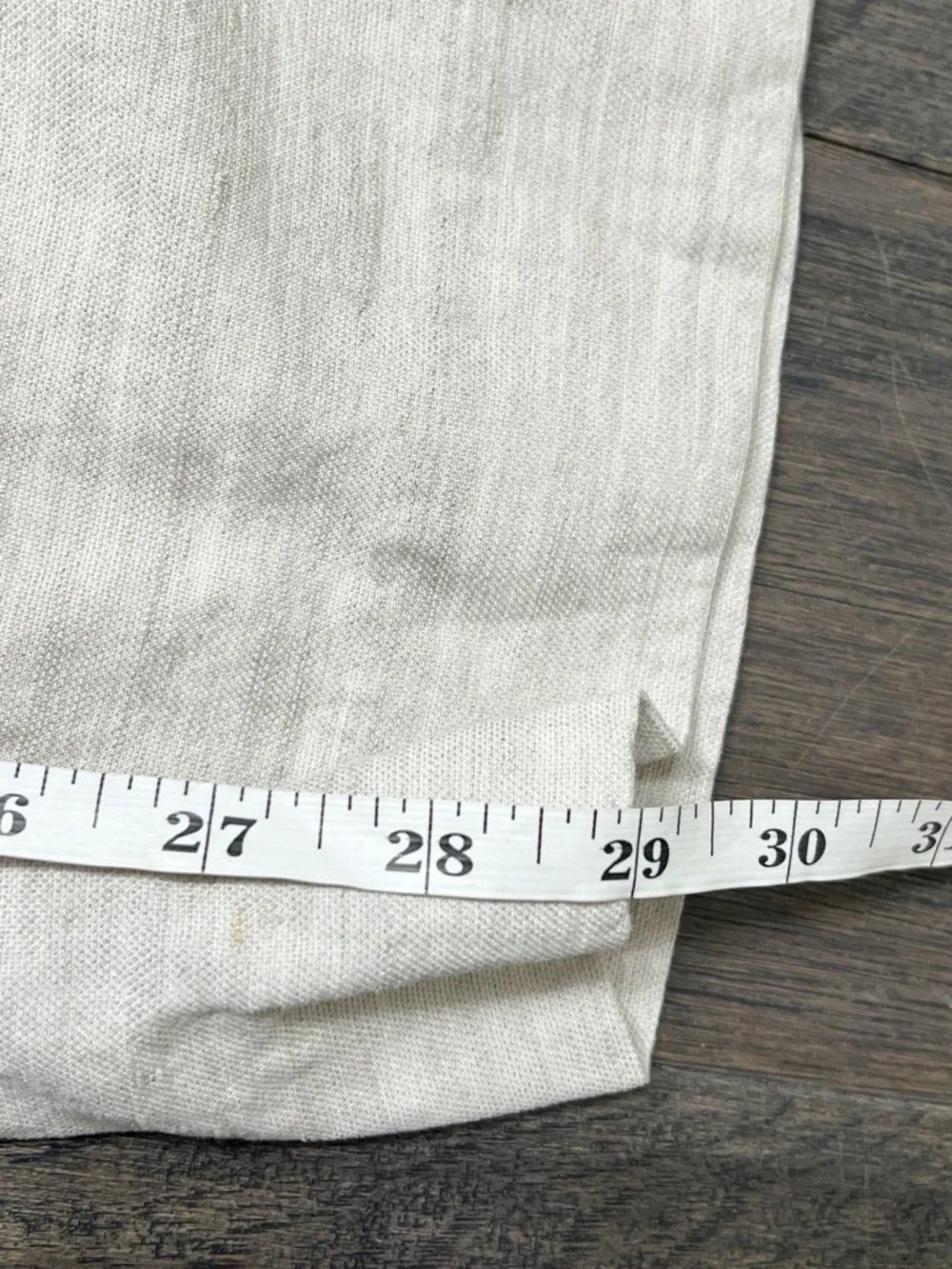 Aritzia The Effortless Pant Linen Natural Ecru